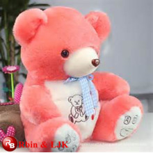 OEM soft ICTI plush toy factory red teddy bear plush toy